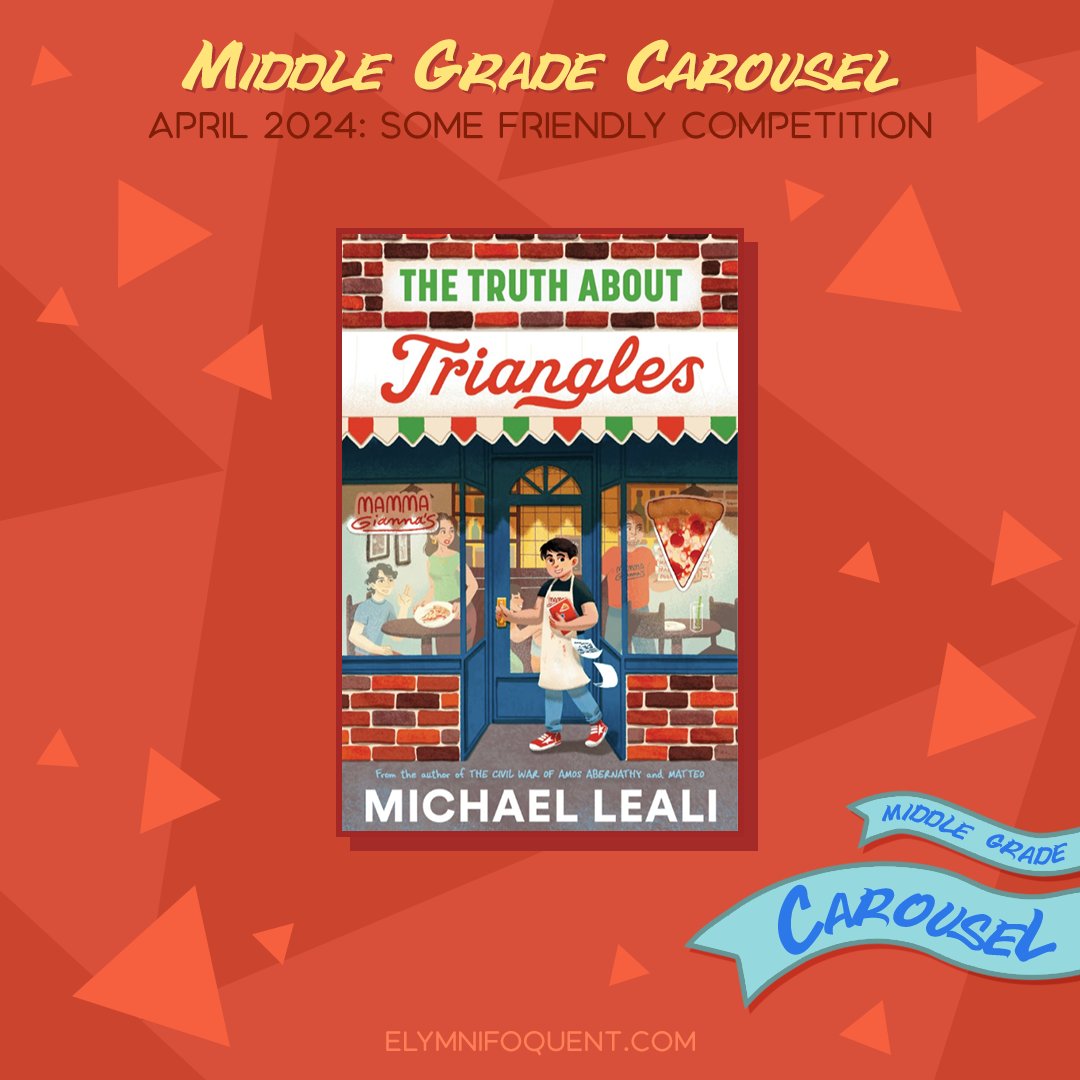 Read more books about televised drama with THE TRUTH ABOUT TRIANGLES by @michaelleali.
 
We’re reading books about rivalry this month at #MGCarousel. Do you have any favorites?
#GreatMGReads #amreading