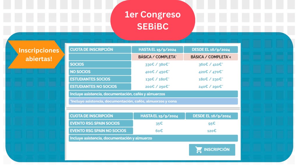 🌟 ¡Apúntate al 1er Congreso de la SEBiBC! 🚀 Explora el futuro de la bioinformática y la biología computacional. Aprovecha las cuotas de inscripción ya disponibles.
✨ Inscríbete aquí: congresosebibc.com/index.php?go=p…
#Bioinformática #BiologíaComputacional #congresosebibc2024