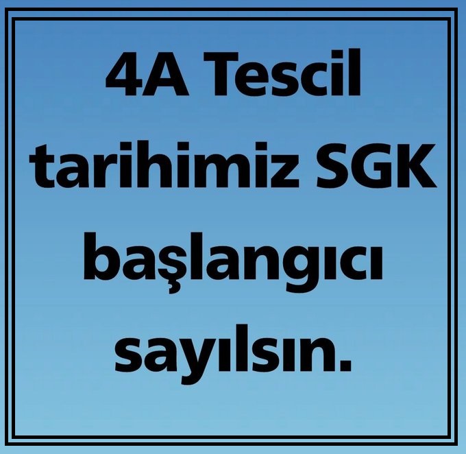 @CirakStajFED @tcmeb ve @csgbakanligi Kontrolünde, @sgksosyalmedya kayıtları ve iş kazası primi ile özel Patrona Hizmet ettik. Hakkımızı Alacağız @RTErdogan @isikhanvedat @akbasogluemin @Akparti @drummugulsen @AhmetAYDIN_02 Çıraklar Abuk Sabuk Vaad Değildir #StajyerÇırakMilletinKendisidir