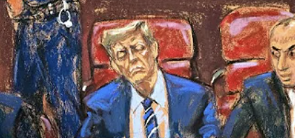 Court artist sketches of today's action. #SleepyDon #DonSnoreleone