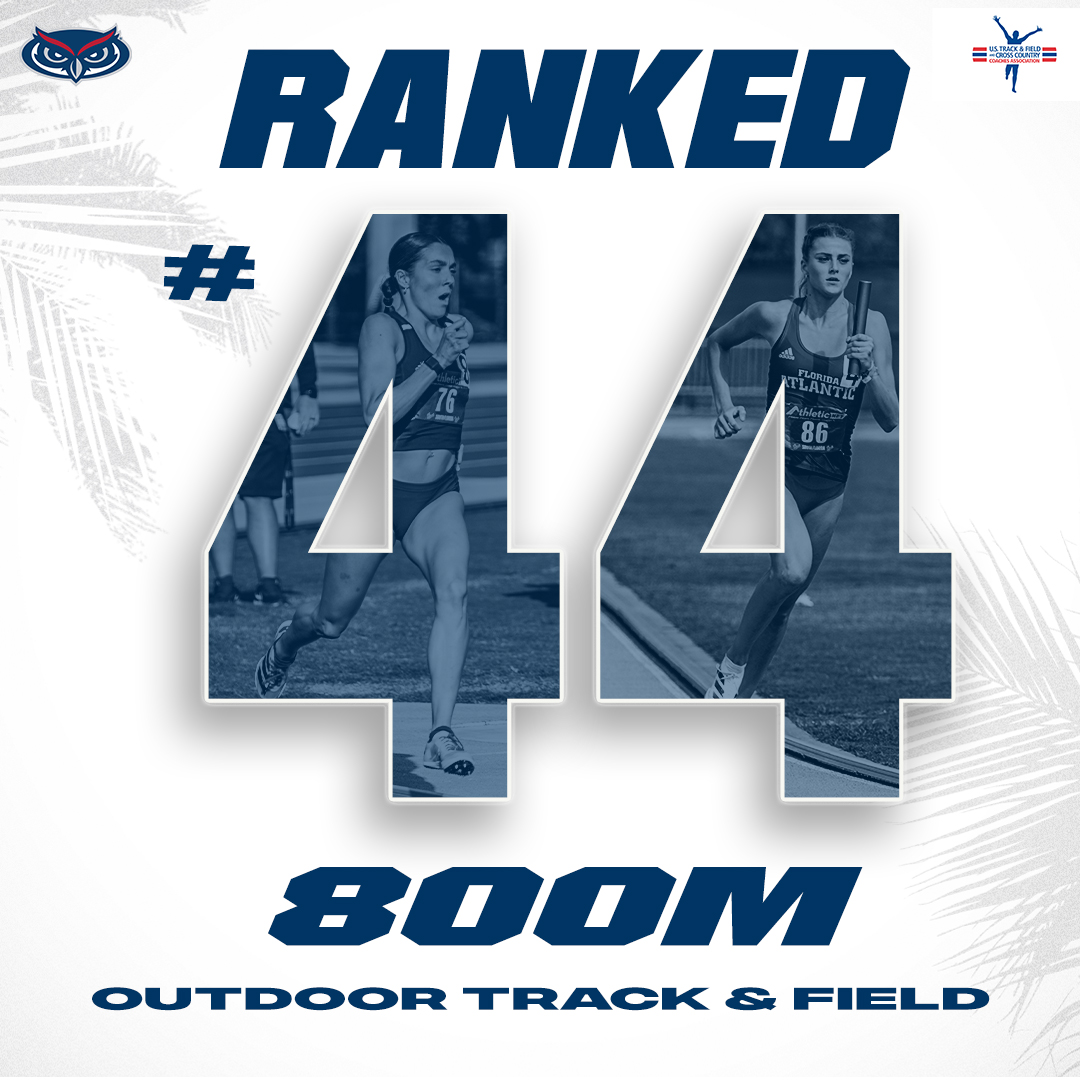 Our girls are CRUSHING the 800m this season 💪 Per USTFCCA, the Owls rank 44th in the nation with an average time of 2:10.55 😤 #WinningInParadise