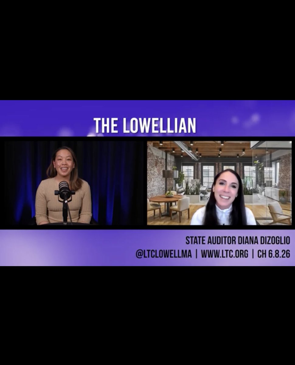 Lots of Lowell love the last few days as I’ve gotten to visit with several different shows to discuss the work of our office. Thank you to Gerry Nutter & Casey Crane from WCAP, Teddy Panos from @InsideLowell, and Thao Lan of @LTCLowellma for each inviting me to talk. #mapoli