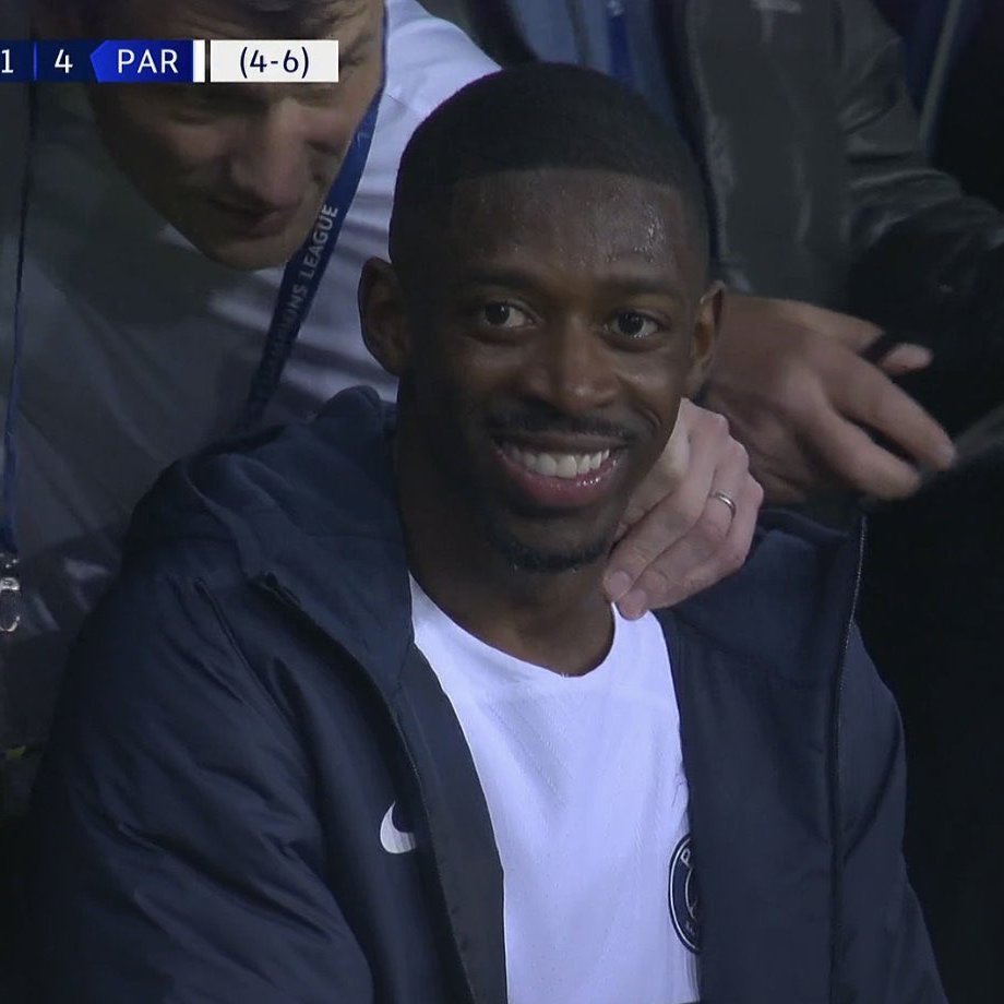 Ousmane est venu éteindre son ancien club. 😬👋 #PSGBAR