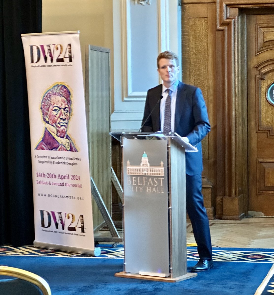 Thank you to @belfastcc for preserving the legacy of one of our most important historical figures. Fredrick Douglass left a profound impact and I was proud to join people from both sides of the Atlantic for the fourth annual #DouglassWeek #DW2024.