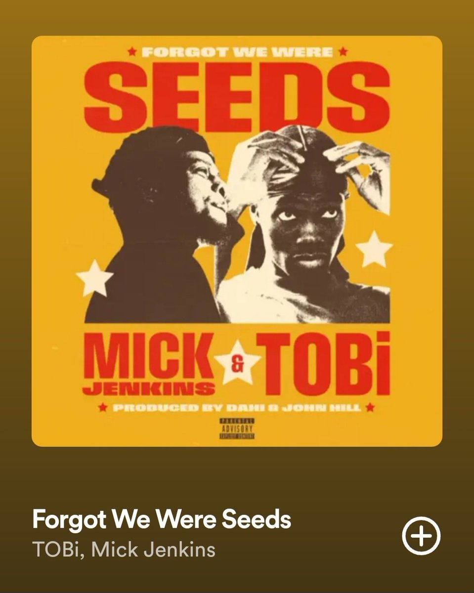 Arx's Song Of The Day #85: Forgot We Were Seeds by TOBi & Mick Jenkins