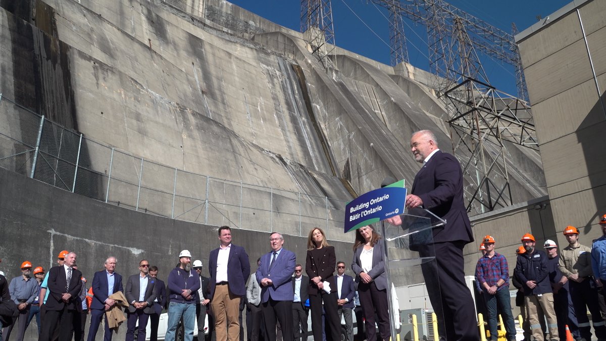 Minister of Energy Todd Smith was in Niagara today to make a major funding announcement that will lead to upgrades at the Sir Adam Beck Complex. @ToddSmithPC @opg @ONenergy @NiagaraFalls yourtv.tv/node/359739?c=…