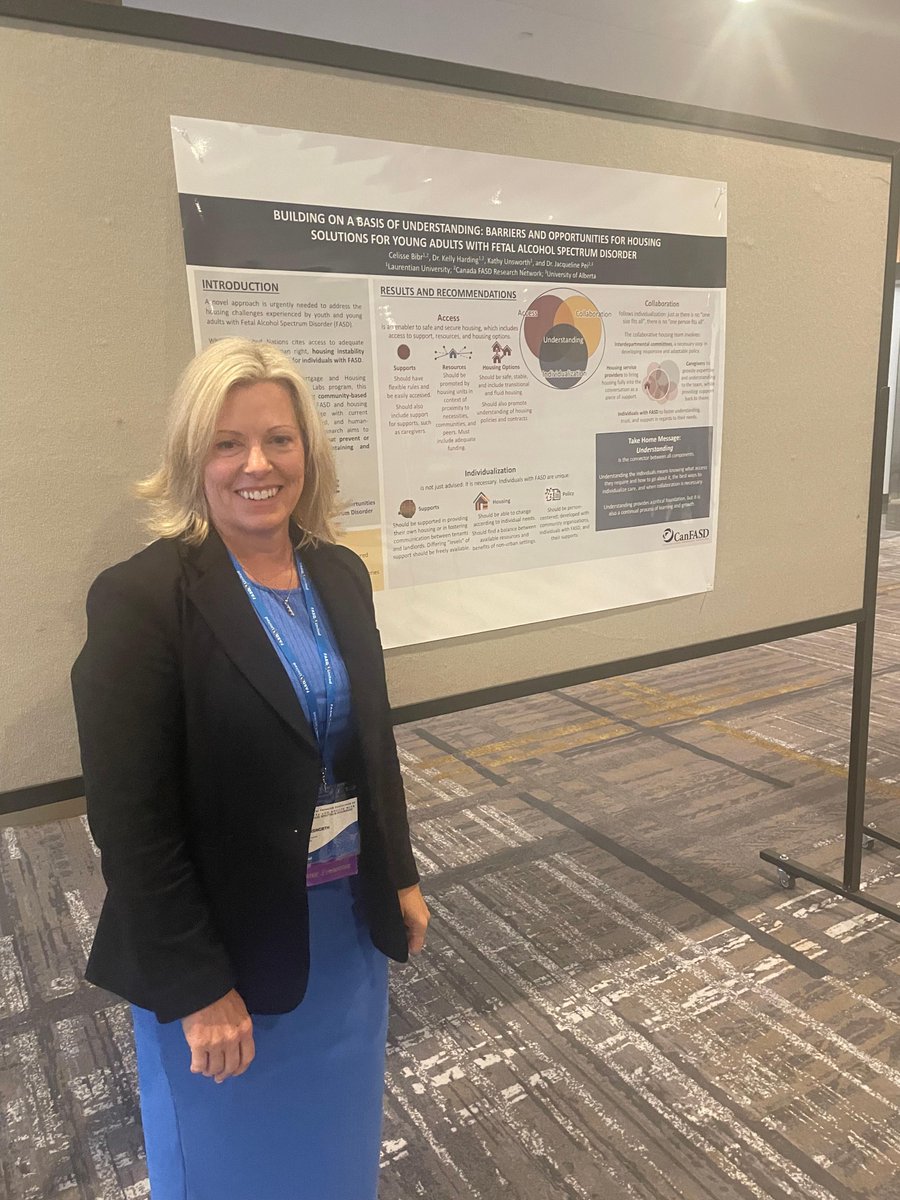 We were delighted to share our poster on the @CMHC_ca funded housing project at the FASD United Conference. Learn more about the project: ow.ly/7BkK50RgCBq