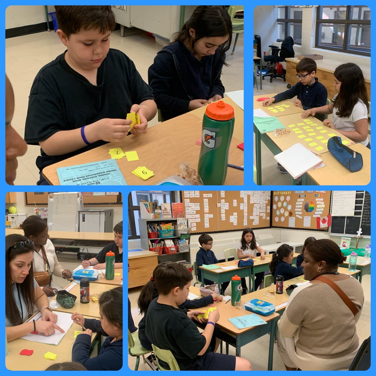 Our Math department were hands on at St. Nicholas of Bari to collaborate in many classes today. Amazing math talk and strategies of learning. Visits by: Ms. Dixon, Ms. Pastore and Mr. Ferinho! Great collaboration@TCDSB @TrusteeDAmico @TCDSB_RDAddario @TCDSB_MathSO @PastoreN229