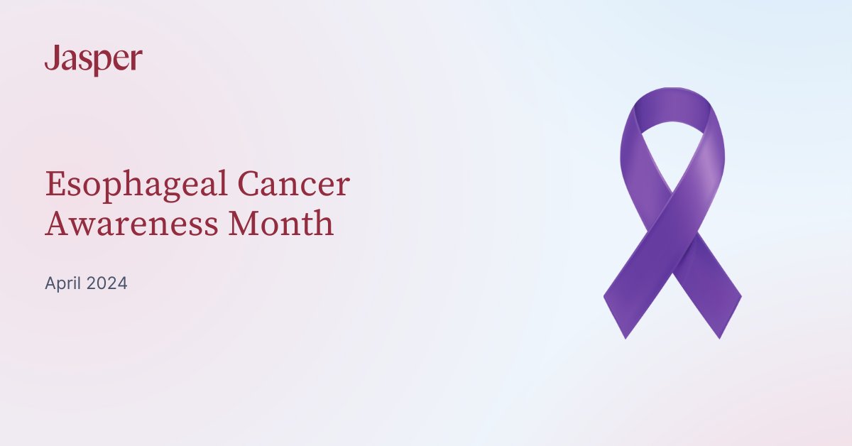 April is Esophageal Cancer Awareness Month. Let's come together to raise awareness about this important cause. Early detection and understanding symptoms can make a significant difference in outcomes. #EsophagealCancerAwareness #CancerAwareness