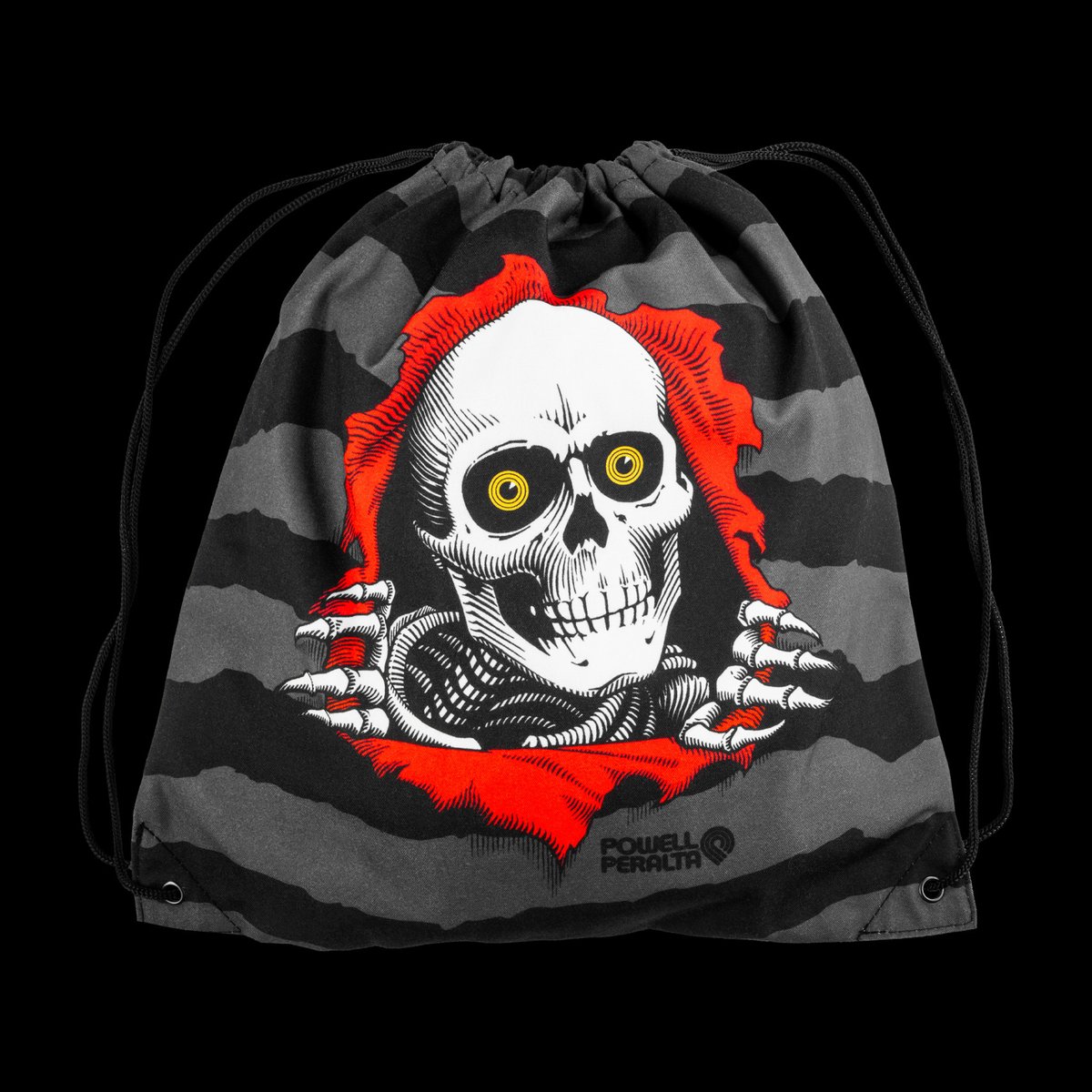 15.5' x 17' Drawstring Ripper Bag
Artwork by VCJ
skateone.com/powell-peralta…