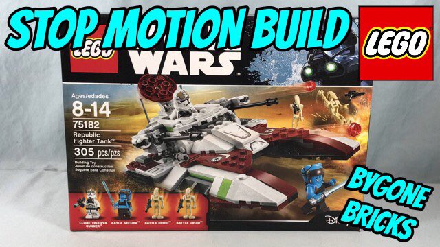 New Video! STOP MOTION BUILD! Lego Star Wars 75182 Republic Fighter Tank - Bygone Bricks youtu.be/16MhFLd_4ao #LEGO #StarWars