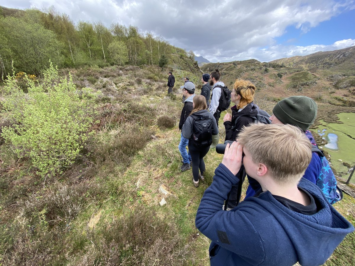 It's that time of year again! Reptile field course with our Y3 Zoology with #Herpetology students @BangorBioZoo - lizards, slow worms, grass snakes, and an adder watched from a distance to minimise disturbance. And a spot of radiotelemetry practice!
@BangorSENS @BangorUni