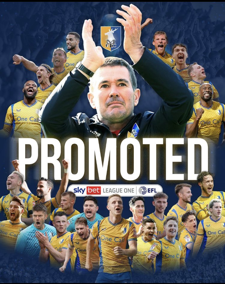 ebgeeb's tweet image. At last! 💛💙 
Thanks for sticking with Nigel, @JRadfordMTFC 
Thanks for sticking with the mighty @mansfieldtownfc Nigel!  🦌🦌🦌