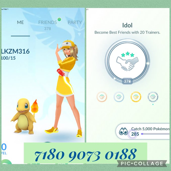 I have 30 spots for OPENERS
Please add me if you are #active only
#Thankyou 
#pokemongo #PokemonGOfriends 
#pokemongofriendcode
#pokemongofriendcodes

 718090720188