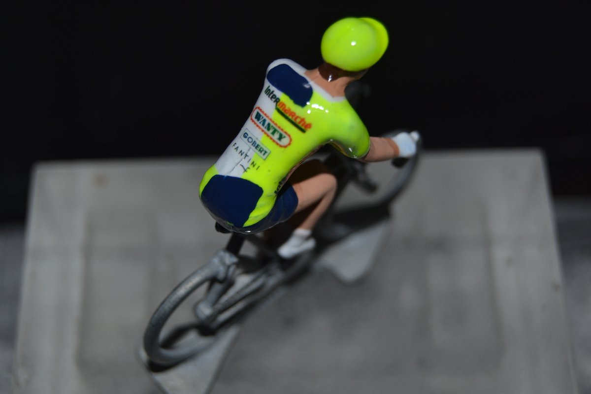 @IntermarcheW  cyclist figurine Season 2024 ! Now available on petit-cycliste.com #Cadeau #MadeinFrance #cycling #cyclist #cyclisme  #IlGirodAbruzzo  #TLC2024 #AGR #TouroftheAlps #FlecheWallonne #lbl