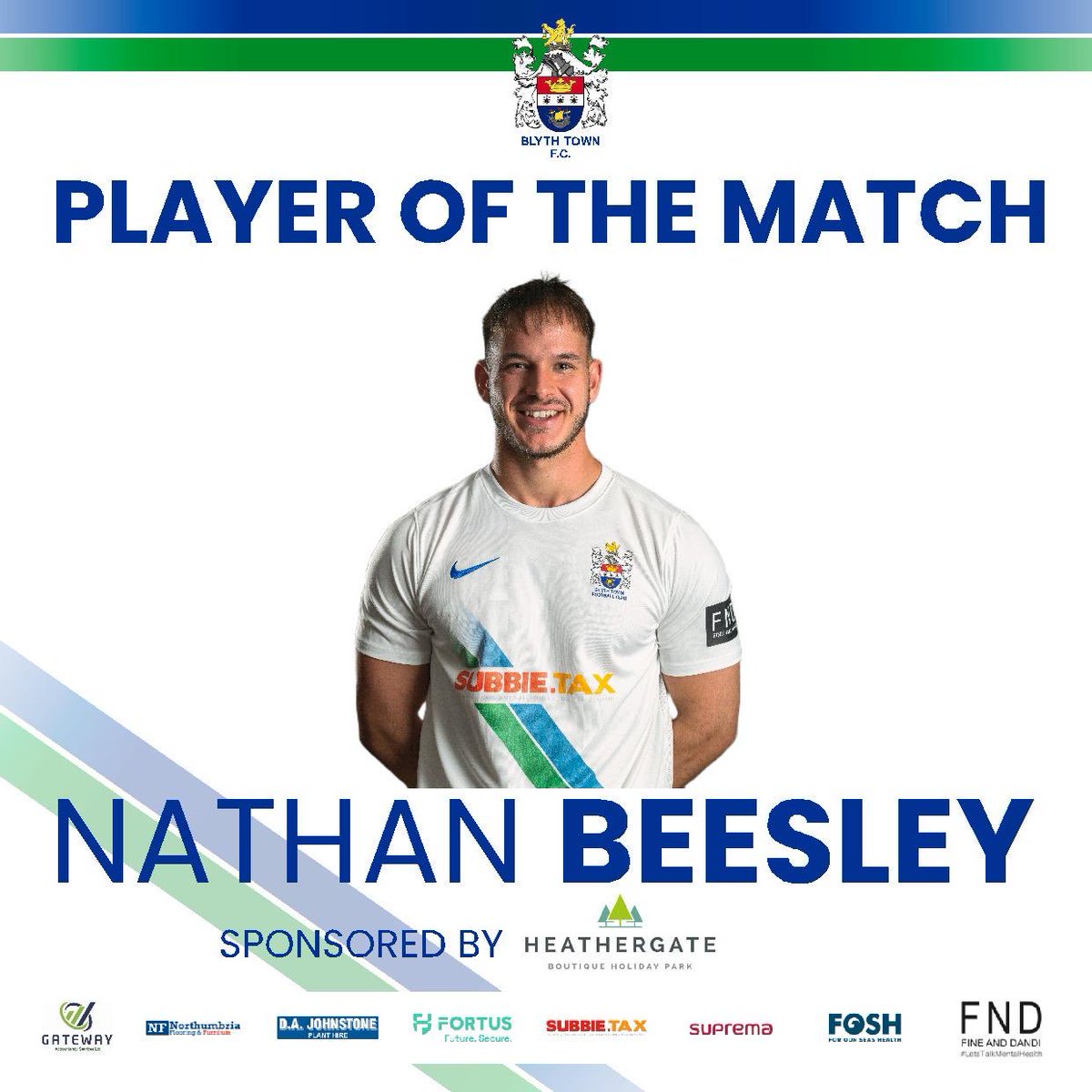Blyth_TownFC's tweet photo. With a goal and an assist tonights player of the match… https://t.co/T4stqE3qZO