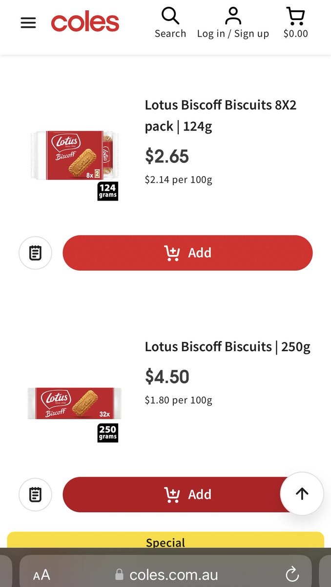 I remain baffled how in 2024 @woolworths still trounces @Coles with basic searching for products on their website. “Biscoff” on Woolies returns a bunch of products including biscuits. The same on Coles doesn’t show the basic biscuits as a result. 🤷🏾