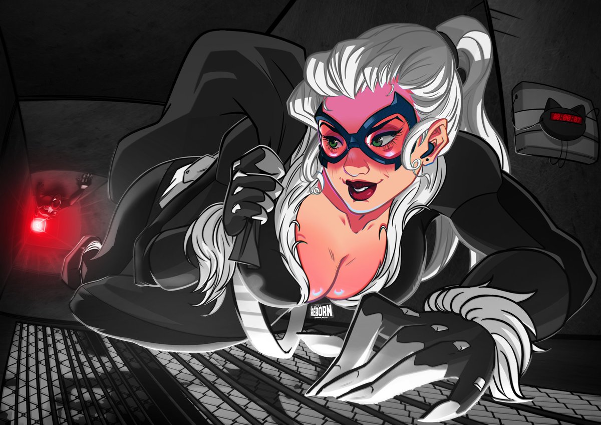 💎 Black Cat Fanart🐈
#marvel  #spiderman #fanart