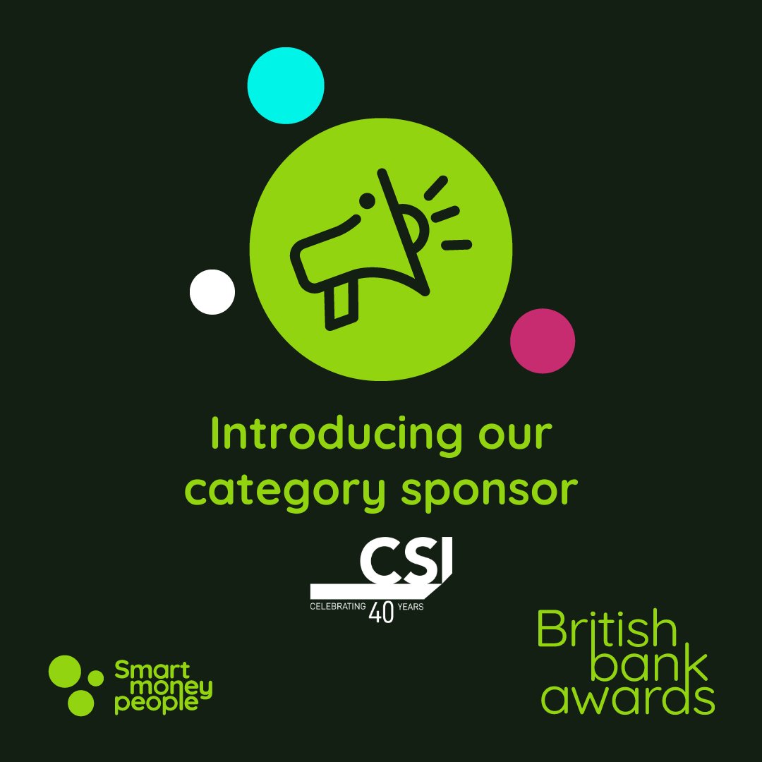BritBankAwards's tweet image. Meet our sponsor for this year&apos;s Best building society savings provider award @csiltd. 

To attend our landmark tenth anniversary of the British bank awards on 9 May, email events@smartmoneypeople.com 

#BBA2024