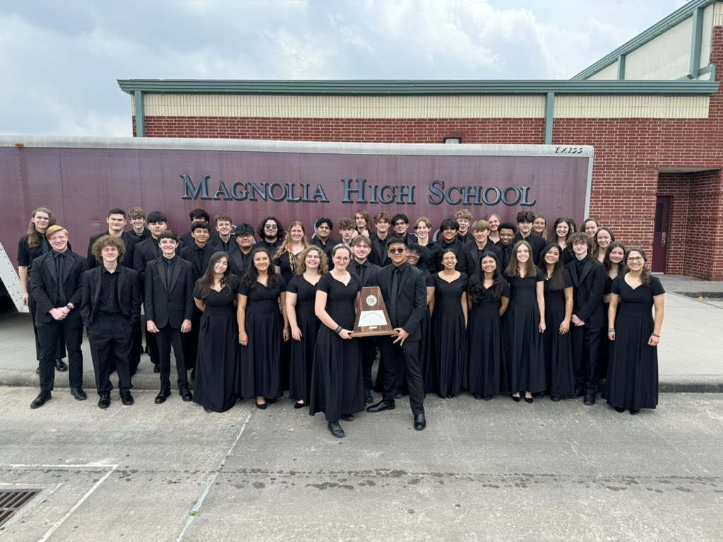 Congratulations to your Magnolia HS Wind Ensemble on earning UIL Sweepstakes at today’s Concert & Sightreading evaluation! YAY Band!