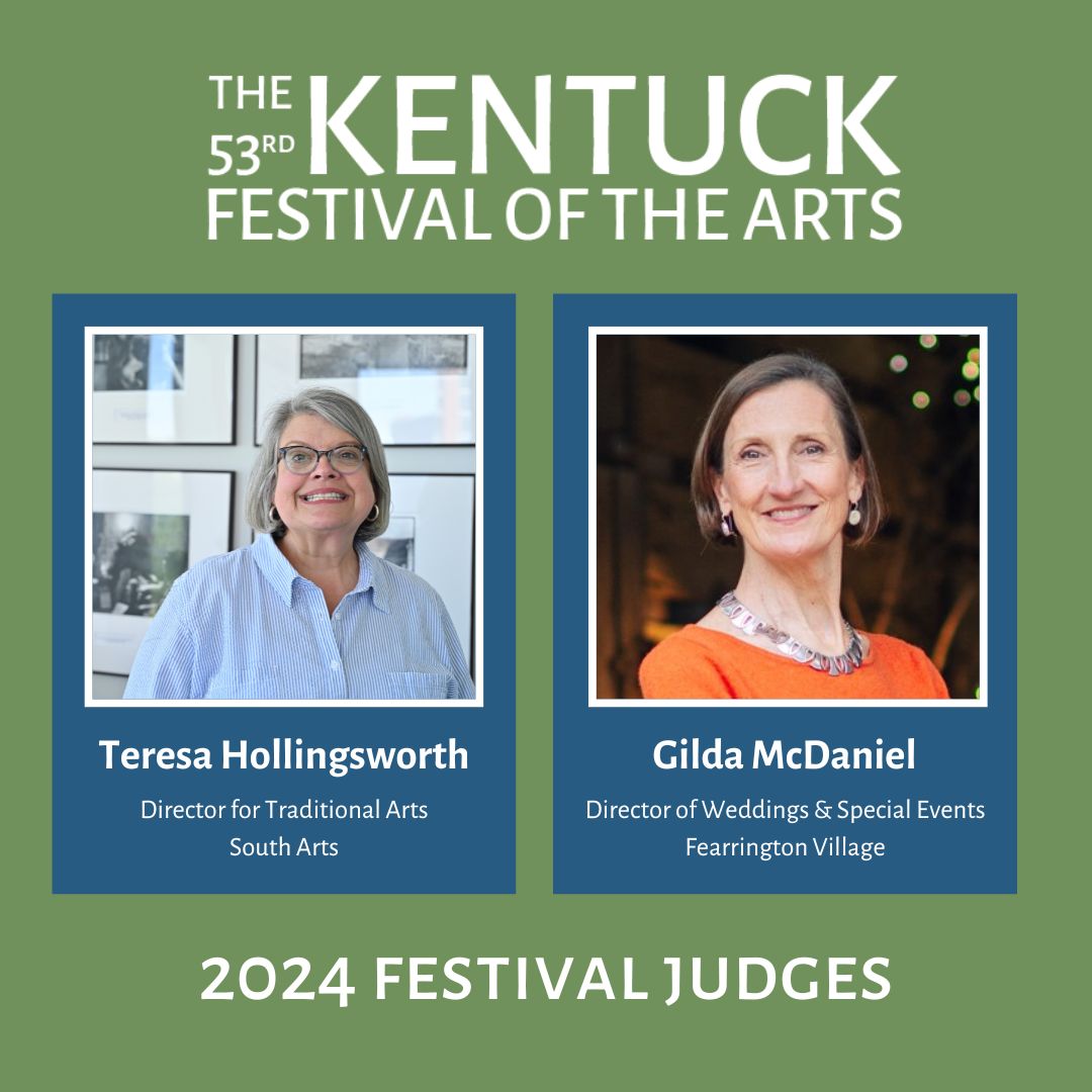 ANNOUNCING: Judges for the 53rd Kentuck Festival of the Arts 🏆 Kentuck Art Center is excited to welcome Gilda McDaniel and Teresa Hollingsworth as judges for the 53rd Kentuck Festival on Oct 19-20, 2024 at Snow Hinton Park in Tuscaloosa, AL. Read more: buff.ly/41ZGJln