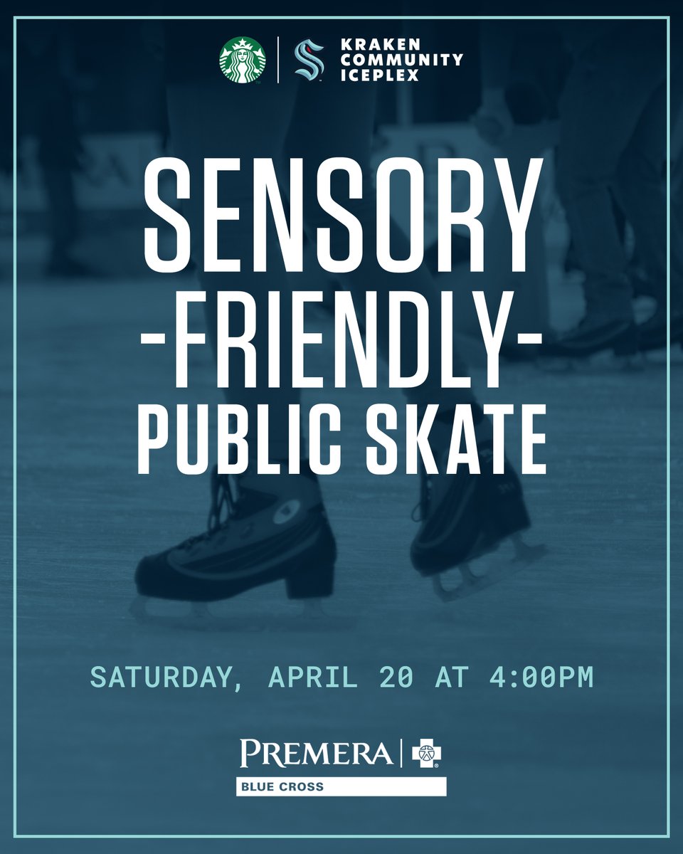 Join us this Saturday for another #SensoryFriendly public skate!

Geared towards #neurodivergent adults and youth, these skates feature limited attendance, softened lighting, and minimum noise levels.

Details & Registration → bit.ly/SkateKCI