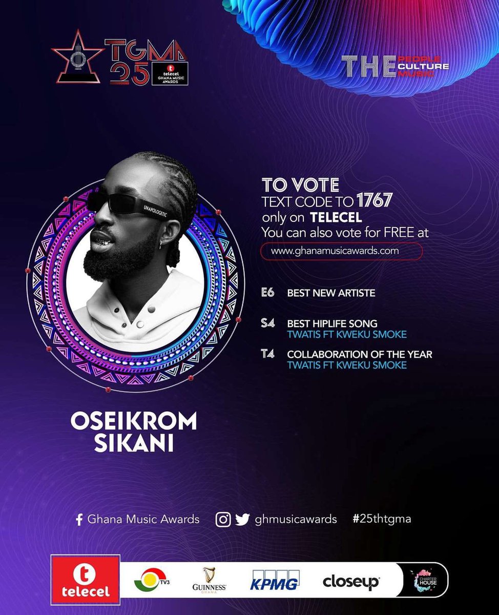 Proud of myself 🙏🏾been a long way coming, 3 Nominations @ghmusicawards ain’t for the weak I really appreciate the love and support from everyone let’s keep the fire burning and don’t forget to Vote for me …. EP COMING!!!!🔥