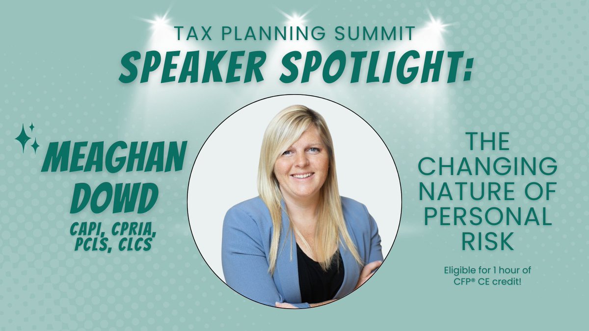 Can you believe our 2024 Tax Planning Summit is just a week away?! Join 4,000+ advisors on 4/23 to learn from insurance expert Meaghan Dowd as she does a deep dive into the crucial role of P&C planning in financial advisory services.☂️ Register now! hubs.la/Q02t4G_80