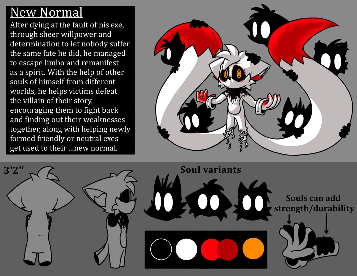 FlipDesert72450's tweet photo. New Normal V3 is here!
Design didn't change very much, but my art skill and style improved, so...

As always, the ref post doubles as a Qna for the exe!
#NewNormalSweep #exeoc #exe #sonicexe #tailsexe #sonicexeoc https://t.co/8M87JoCQHQ