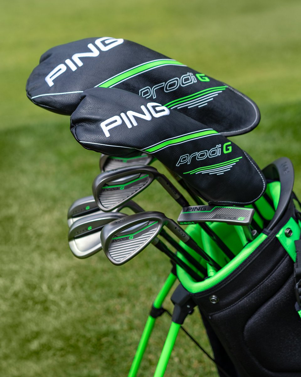 New sticks just in time for summer. ⛳️☀️ #ProdiG clubs are custom fit and custom built to get kids on the course. Access our junior WebFit tool and order clubs direct: bit.ly/3erifJQ