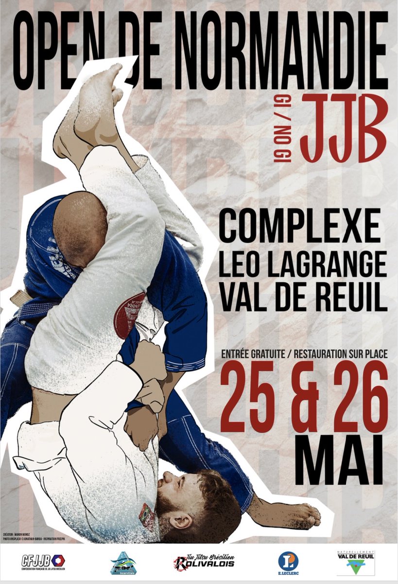 Le complexe Léo Lagrange ne désemplit pas. ⁦@valdereuil_info⁩ est heureux d’accueillir l’open de jiu-jitsu brésilien. Capitale sportive ⁦@AggloSeineEure⁩