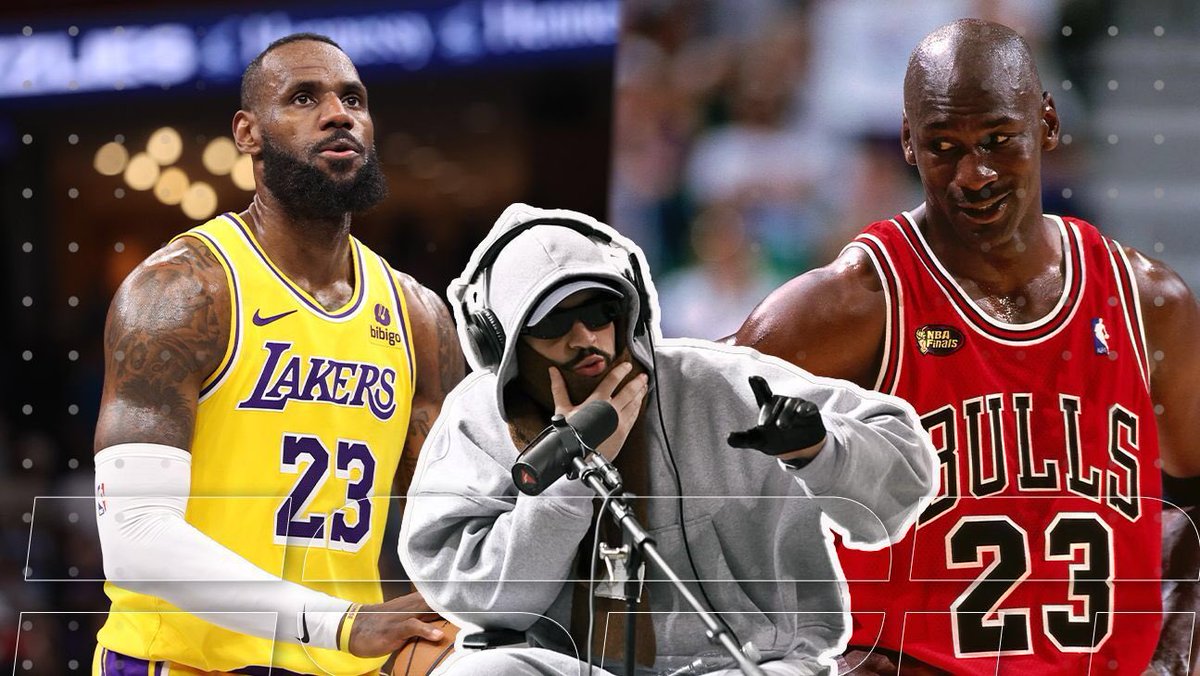 Bad Bunny answering who’s better LeBron James or MJ: “LeBron. Those in their 50s, 40s, excuse me (…) Jordan is The GOAT (G.O.A.T.) because he’s very iconic and his game was a movie to watch, but LeBron is a player that will never be seen again, it’s something else.' 🏀🐐