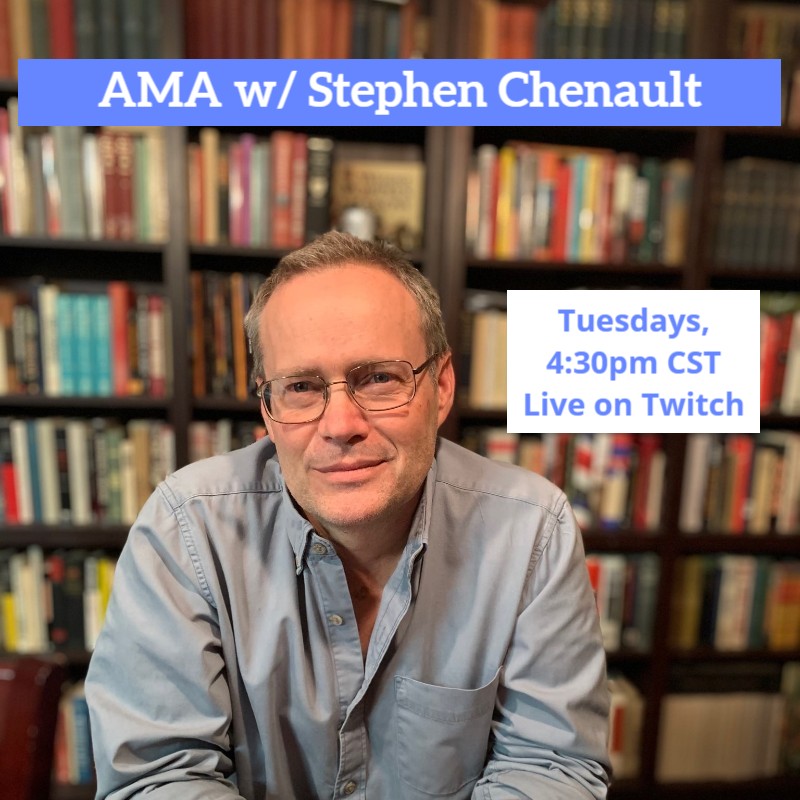 Holy Carolina! Steve Chenault is going live RIGHT NOW for an RPG AMA!
#ama #ttrpgs #castlesandcrusades #playcnc

Watch on your preferred platform: linktr.ee/tlglive