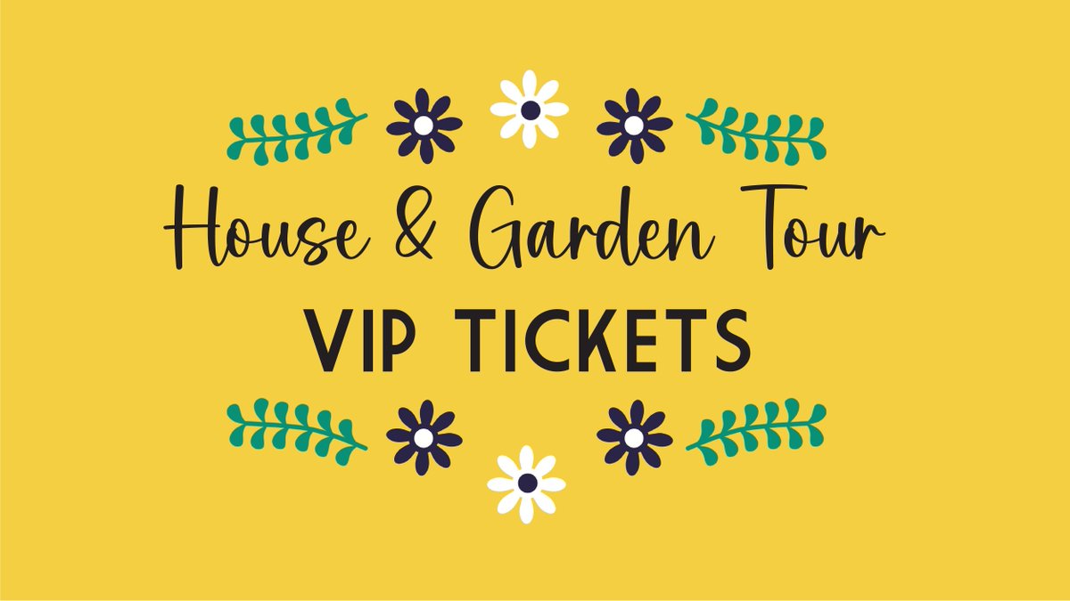 ✨ We’ve got a limited number of VIP Del Ray Experience tickets available for this year’s House &amp; Garden tour! ✨ 

Ready to elevate your experience? Your VIP ticket includes a 5:30pm yoga class + a cocktail on the day of the tour. 

Get yours here: buff.ly/3vKm6j9