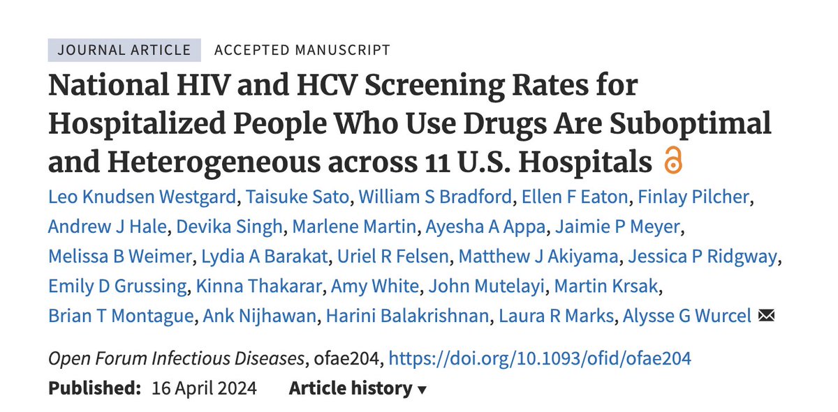 IDDoc1978's tweet photo. It takes a village! 11 States. 25 Authors. Fueled by the spirit of collaboration and a joint interest in increasing opportunities for  HIV &amp; HCV testing for PWID

https://t.co/DDf5afdj1C

@DrEllenEaton @MightKnot @LauraMarks5 @AyeshaAppaMD @KinnaThakarar @MatthewAkiyama https://t.co/e2uq2JYxU0