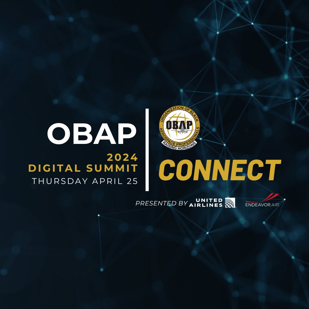 Join us for OBAP Connect 2024, our annual digital summit, presented by United Airlines and Endeavor Air! Reconnect with your OBAP colleagues and immerse yourself in the latest news from the aerospace industry. 4.25.2024 | 3-6:30 PM EST Register: venues.vimeo.com/1709126467716?…