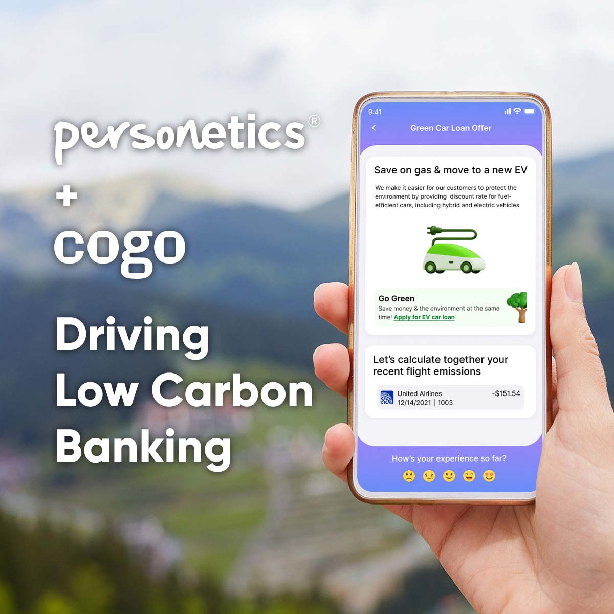 We're excited to announce that @personetics has partnered with Cogo to integrate personalized climate action insights directly into the banking experience! >> hubs.ly/Q02t14Wr0 #BankingNews #BankingIndustry #BankingExperience #CarbonFootprint #SustainabilityInsights
