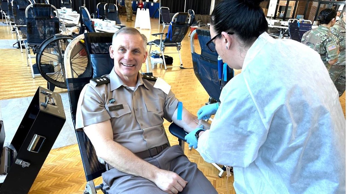 🩸Day 1 of the Armed Services Blood Program (ASBP) is underway!Please consider donating! 📍West Point's Eisenhower Hall 📆 Tues, April 16-Thu, April 18 ⏰11:00 a.m. to 7 p.m. 🫵🏼Walk-ins are welcome!