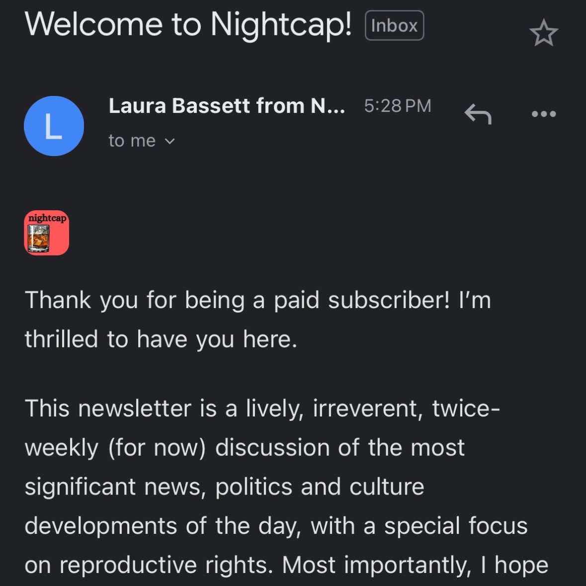 Easiest subscription decision ever. Y’all should subscribe to @LEBassett’s new substack immediately, it’s a wild ride from the very first post: laurabassett.substack.com/p/why-im-going…