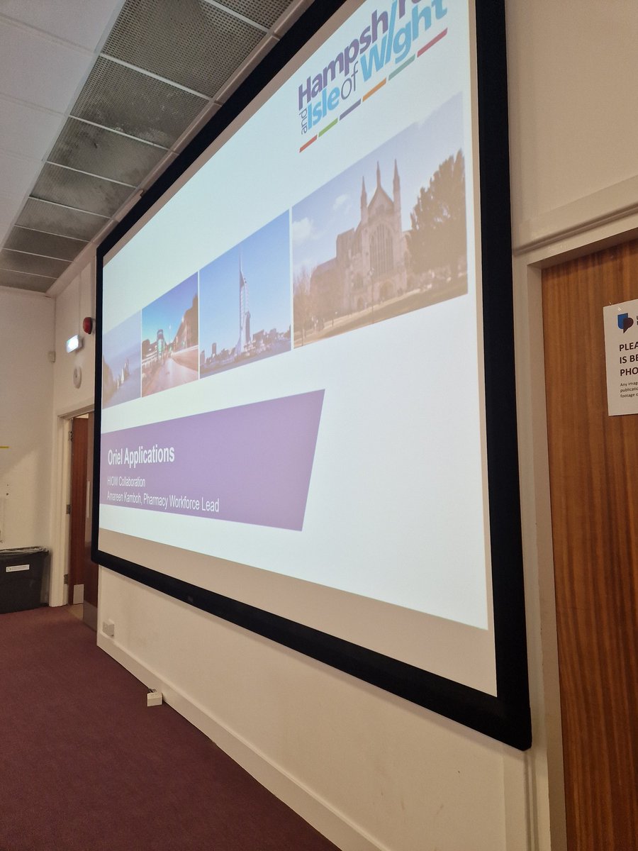 AmareenKamboh's tweet photo. Great to be back @portsmouthuni today talking to #MPharm students about #traineepharmacist posts in @hiowpharmacy and the vast number of multi-sector posts on offer including #DPP and #IPsupport and #collaborativeleadership across @HIOW_ICS https://t.co/4pei4RnDuW