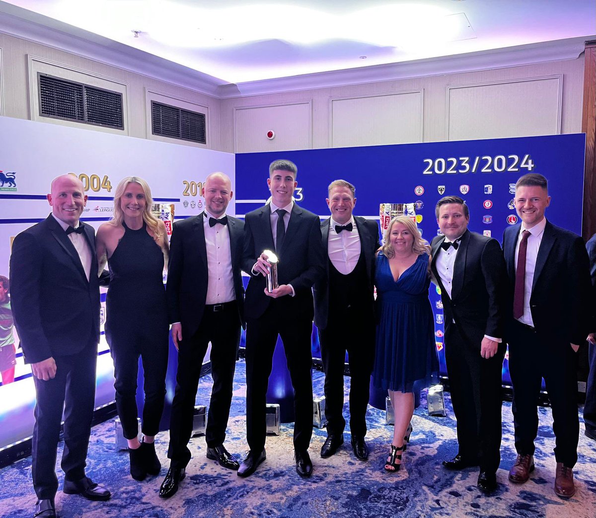 EFL Awards 2024 

Another evening to add to the highlight reel of <a href="/MKDonsFC/">Milton Keynes Dons</a> witnessing <a href="/Ctripp_34/">Callum Tripp</a> receive League 2 Apprentice of the Year. Congratulations to all involved in the journey so far, it’s only the beginning
