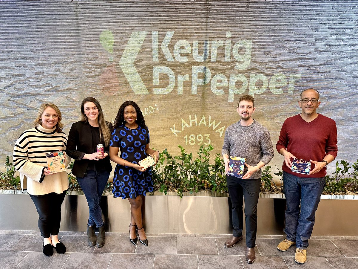 I had so much fun filming our Shark Tank update at the Keurig Dr Pepper Inc. HQ! It was surreal to see the sign on the waterfall in the entry way that said “Keurig Dr. Pepper welcomes Kahawa 1893”! What a great start to our partnership! Our Keurig K-Cup pods are now available…