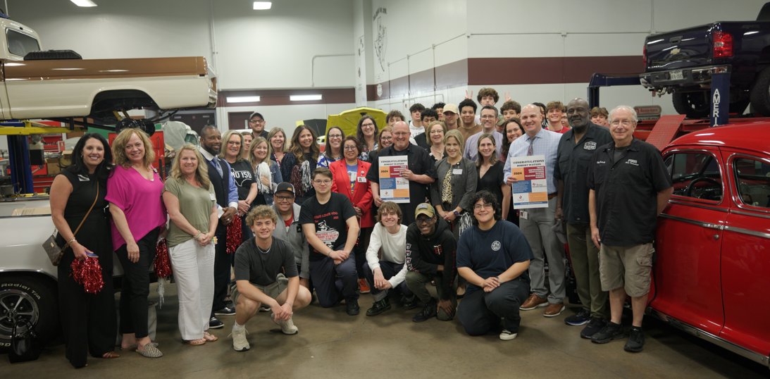 Wow! Plano Senior Staff continues to shine this year. Congratulations to our auto tech teacher Mr. Robert Watson for winning this year's TI in Innovation STEM Teaching Award!