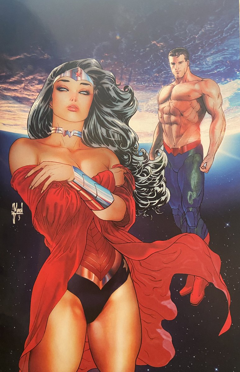 Daily DC New 52 art today is 2 more variant covers from Superman & Wonder Woman Vol.1.First is by @shanedavisart, Michelle Delecki and Barbara Ciardo. The second is by @GuillemMarch. I mean seriously, come on, these two are good looking together. #dccomics #wonderwoman #Superman