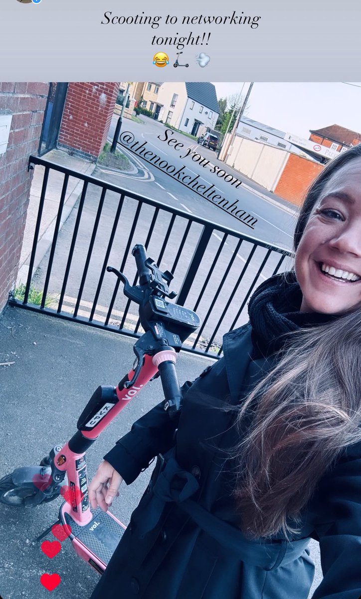 When you are running late for a networking event .. but you are a sustainable business 🛴 💨 

#NoUberNoProblem 🏆 

#WomenInBusiness #WomenLeaders #Leadership #Speakers 😁 #Smile #Career #CareerDevelopment #Broker #BrokerLife #Development #Growth