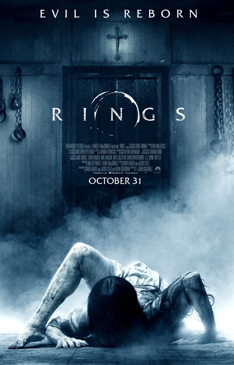 BizarroDoom's tweet image. #NowWatching Rings (2017) #4KUltraHD #PhysicalMedia #Rewatch #FilmTwitter

Director: F. Javier Gutiérrez

Starring: Matilda Anna Ingrid Lutz, Alex Roe, Johnny Galecki, Vincent D’Onofrio

Worldwide Box Office: $83,080,890