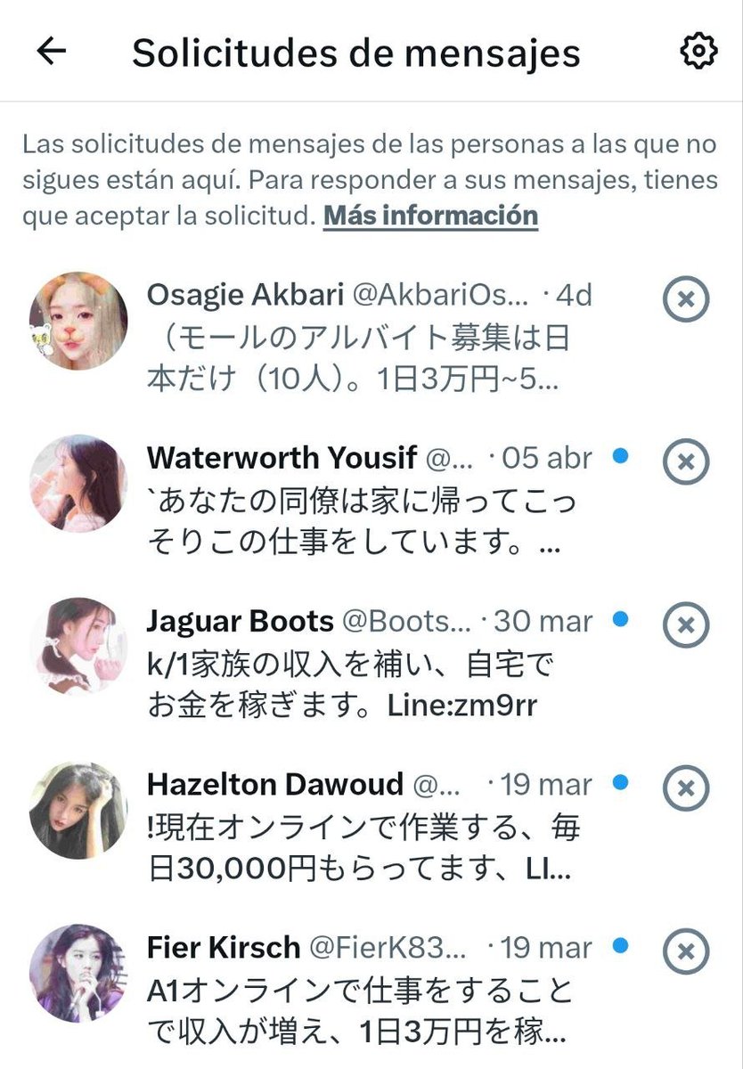 Elon Musk prometió purgar bots en X, pero nunca hubo tantos bots difundiendo odio y fakes (+200K cuentas en la campaña sucia en México), mandando DMs, promocionando estafas (lo de Broncano) o contenido porno (Onlyfans).
Pero si purgaron a <a href="/congosto/">Mariluz Congosto (@congosto.bsky.social)</a> y <a href="/BarriPdmx/">Javier Barriuso (Barri)</a> que los investiga.