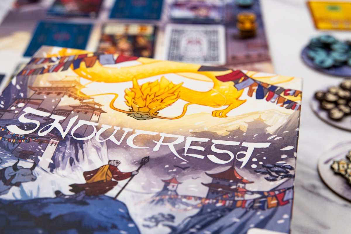 kovraystudios's tweet photo. 🗻 Snowcrest 🗻

We've done a playthrough and a preview for this lovely game! Check them out in the replies below. This one is designed by Philip duBarry and illustrated by @KerriAitken, and published by @GrailGames ! 

#SnowCrest #BoardaGames https://t.co/3qo7yVFYX7