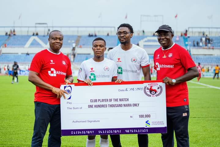 mekus102's tweet photo. Isaac Saviour is @Rangers_Intl player of the match against @AbiaWarriors https://t.co/tG6e2uEY3J