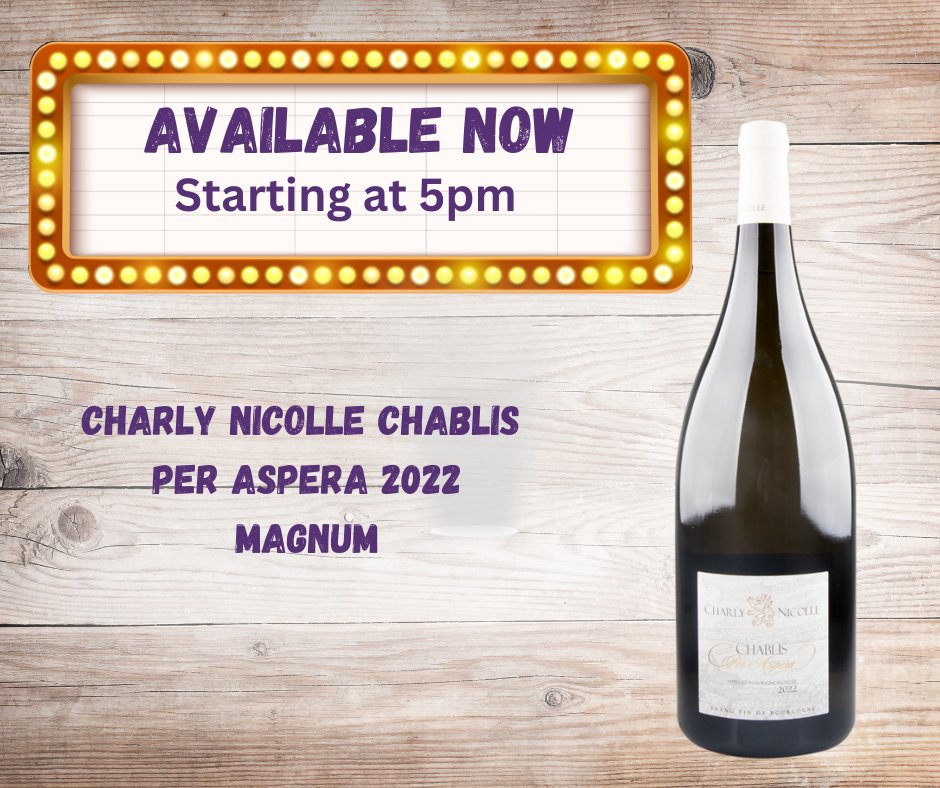 Check out this yummy Chablis! 

#frenchwine #chablis #magnumbottles #magnummarathon #wtso #winestilsoldout